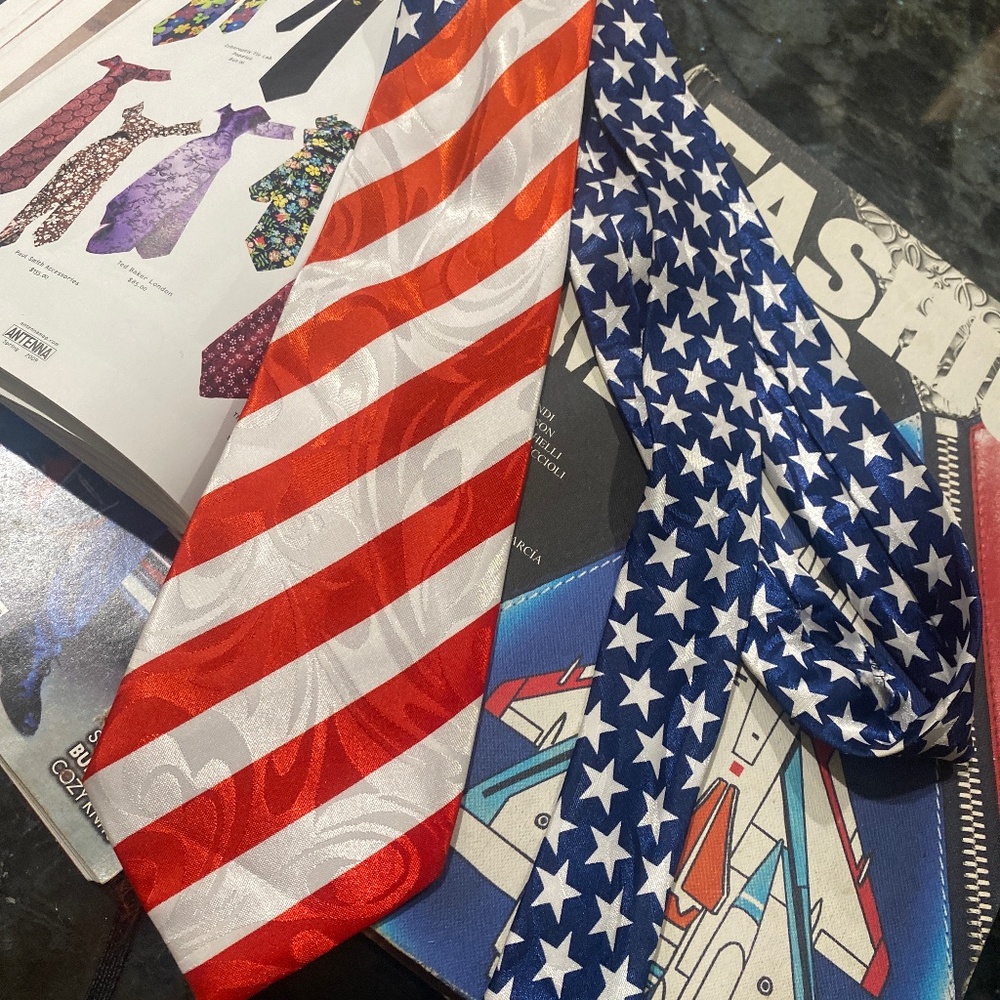 FRATELLO Vintage Old Glory Tie Sz OS